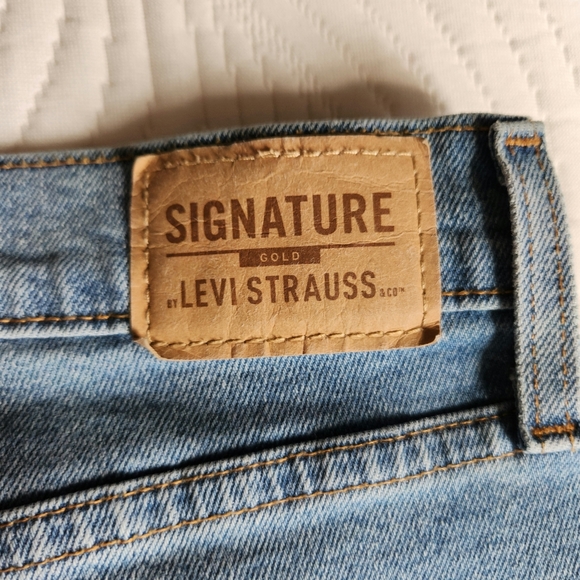 LEVI'S Heritage High Rise Loose Straight Leg Zip Fly Jeans Sz 14 32W Light Wash - Picture 11 of 15